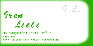 iren lieli business card